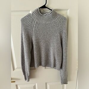 Cowl Neck Grey Sweater